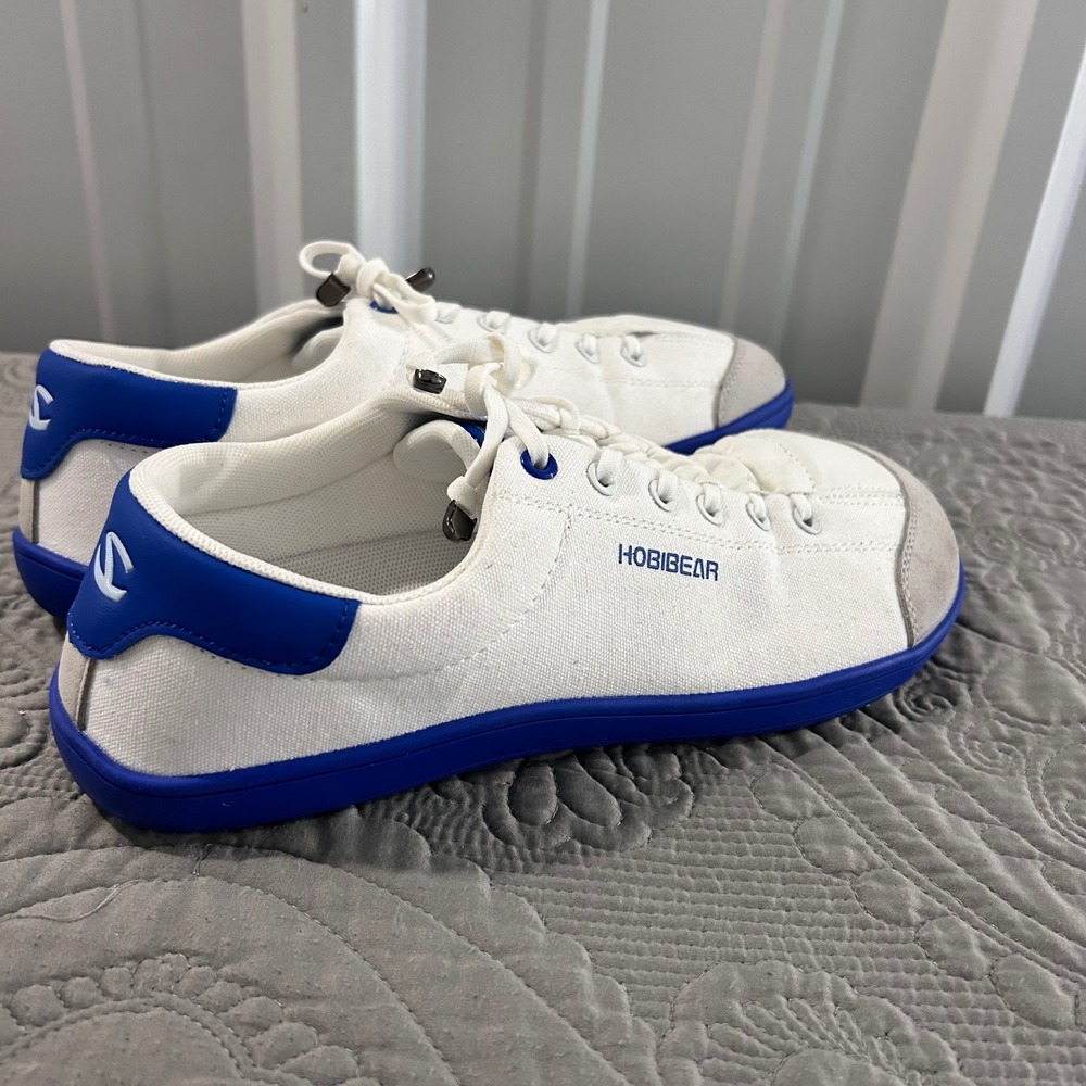 Hobibear Barefoot Sneakers Royal Blue Wide Toe Box Minimalist Shoes unisex W8/M7 - Picture 6 of 10